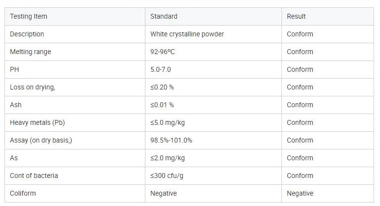 Natural Xylitol Sweetener Crystal Powder Organic Xylitol Sugar