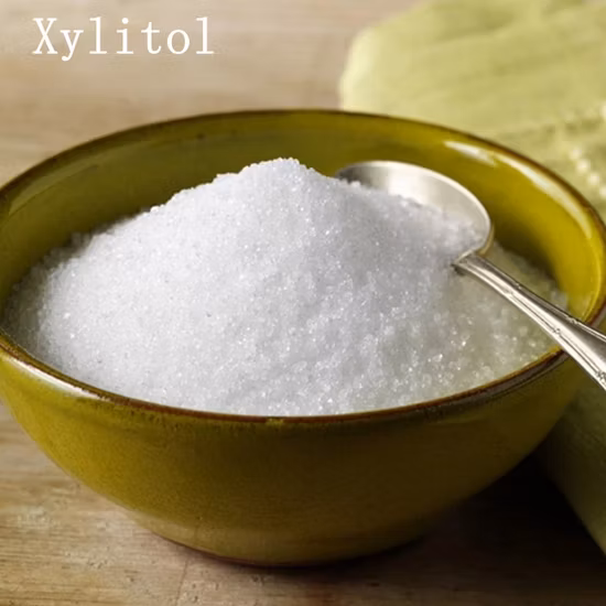 Aditivos alimentarios Orgánicos a granel Xilitol Polvo Edulcorante Precio al por mayor Azúcar de xilitol